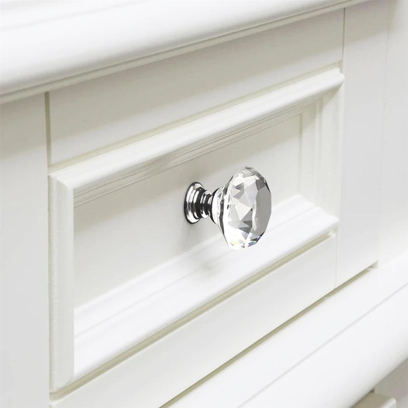 Glass Knob Ball for Door Cabinet x 8 - Exclusive Deals Ltd - Exclusive Deals