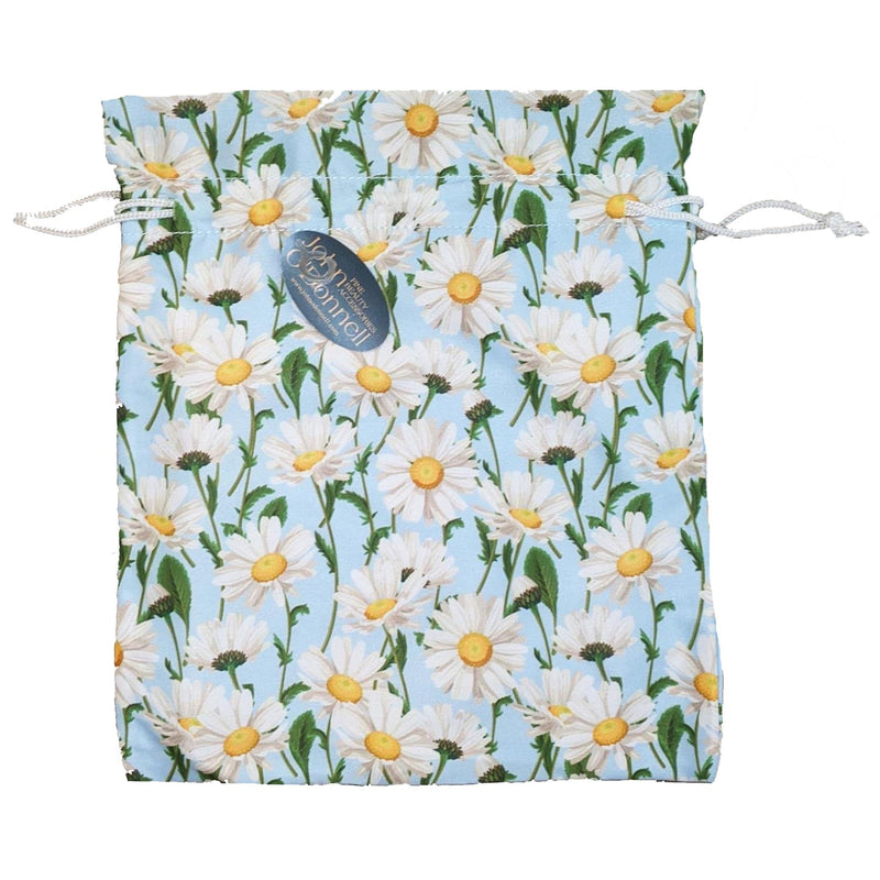 Blue Daisies Floral Drawstring Bag - Unbranded - Exclusive Deals
