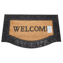 Welcome Burrer Design Coir Door Anti-Slip Household Mat 45 x 75cm - Exclusive Deals Ltd - Exclusive Deals
