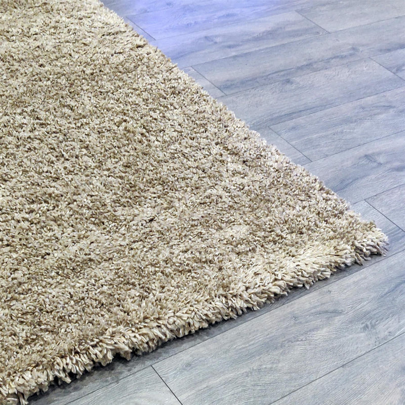 Premium Quality Shaggy Rug 60 x 110cm Beige - Exclusive Deals - Exclusive Deals