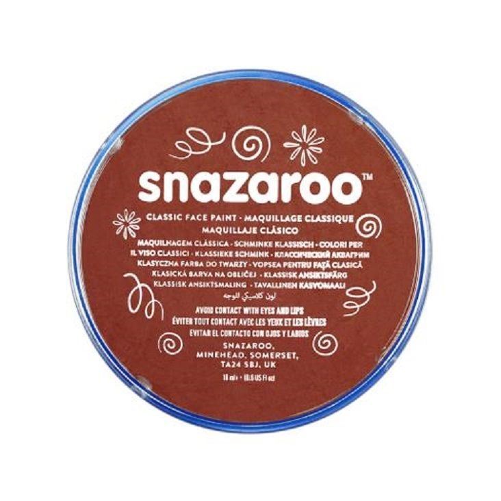 18ml Snazaroo Face & Body Paint [Rust Brown] - Snazaroo - Exclusive Deals