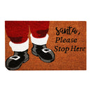 Santa Stop Here Coir Door Anti-Slip Household Mat 40 x 60cm - Exclusive Deals - Exclusive Deals