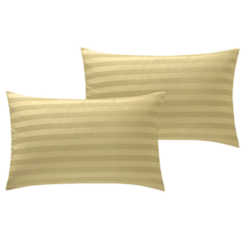 250TC Pillowcases Housewife/Oxford Pillowcases / Housewife / Beige - Exclusive Deals Ltd - Exclusive Deals
