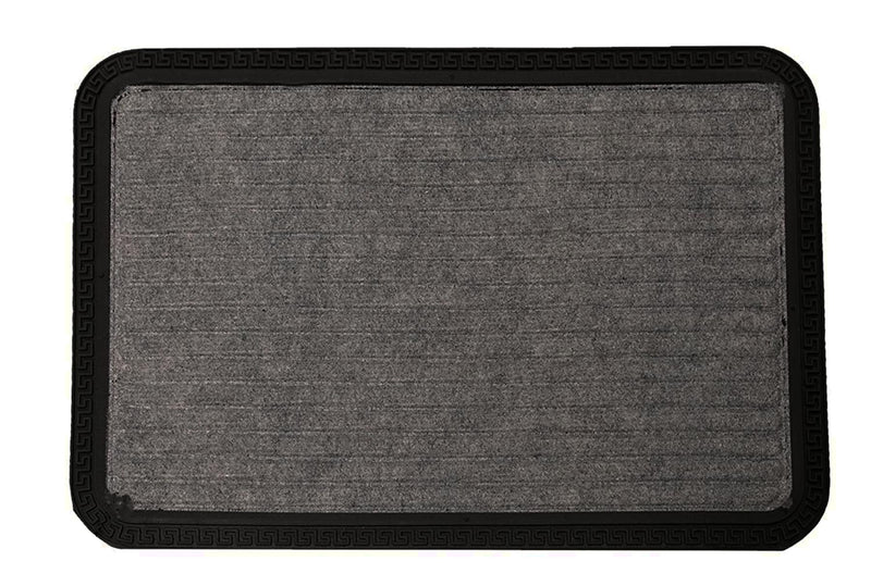Door Mat Non-Slip Door Rug 40 x 60cm Classic Grey - Exclusive Deals Ltd - Exclusive Deals