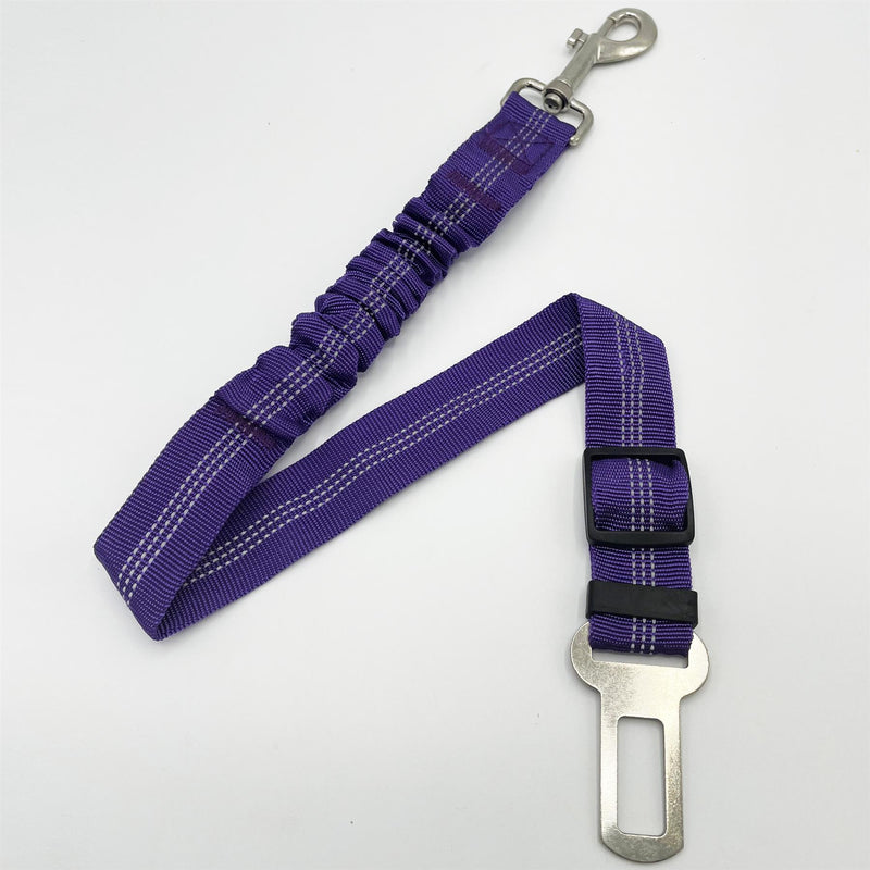Dog Car Seat Belts Anti Shock Purple - Exclusive Deals Ltd - Exclusive Deals