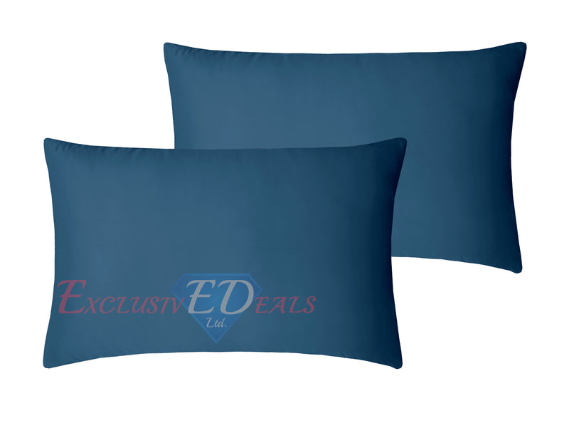 Crushed Velvet Duvet Cover Set Navy Blue / Housewife Pillowcase - Exclusive Deals Ltd - Exclusive Deals