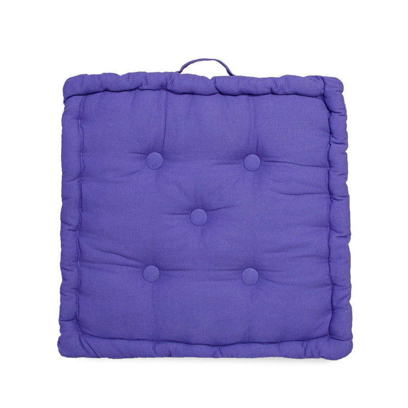 Cotton Booster Chair Pad 43 x 43cm Blue - Exclusive Deals Ltd - Exclusive Deals