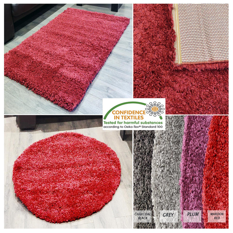 No-Shed Shaggy Rugs with Oeko-Tex Cerificate (safe for babies and pets) - Exclusive Deals Ltd - Exclusive Deals