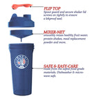 Smart Shake NASA Bottle USA Rocket Blue - Exclusive Deals Ltd - Exclusive Deals