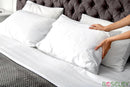 Roseley Microfiber Housewife White Pillowcases 4 Pack 50 x 75cm - Exclusive Deals - Exclusive Deals