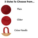 Mini Jute Bags Various Colours (H25xW24) - Exclusive Deals Ltd - Exclusive Deals