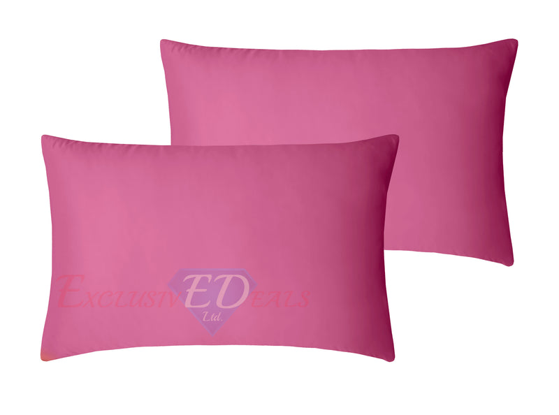 Crushed Velvet Duvet Cover Set Pink / Housewife Pillowcase - Exclusive Deals Ltd - Exclusive Deals