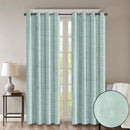 Embossed Eyelet Curtains Duck Egg / 46 x 54'' - Exclusive Deals - Exclusive Deals