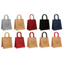Mini Jute Bags Various Colours (H25xW24) - Exclusive Deals Ltd - Exclusive Deals