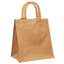 Mini Jute Bags Various Colours (H25xW24) Plain Natural - Exclusive Deals Ltd - Exclusive Deals