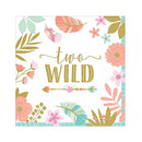 16 Two Wild Napkins 33cm - Amscan - Exclusive Deals