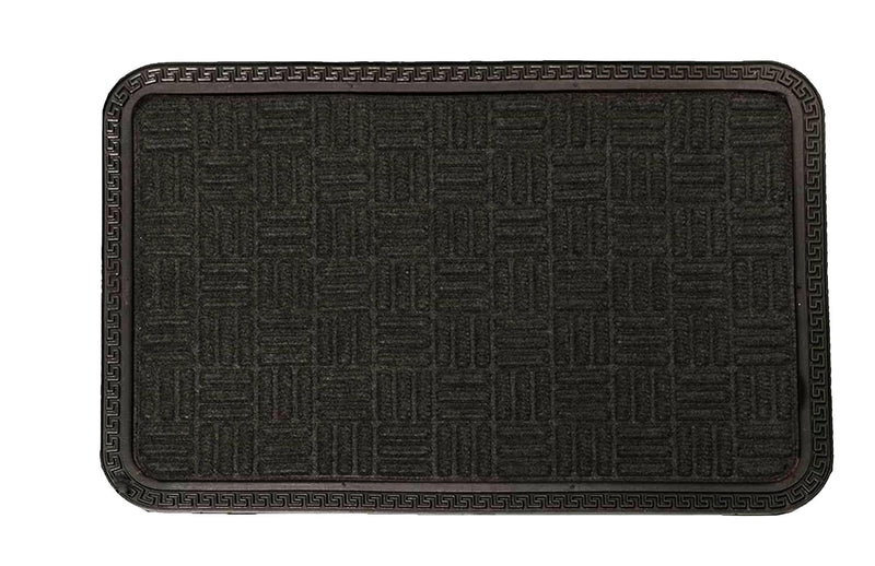 Door Mat Non-Slip Door Rug 40 x 60cm Mosaic Black - Exclusive Deals Ltd - Exclusive Deals
