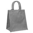 Mini Jute Bags Various Colours (H25xW24) Plain Grey - Exclusive Deals Ltd - Exclusive Deals
