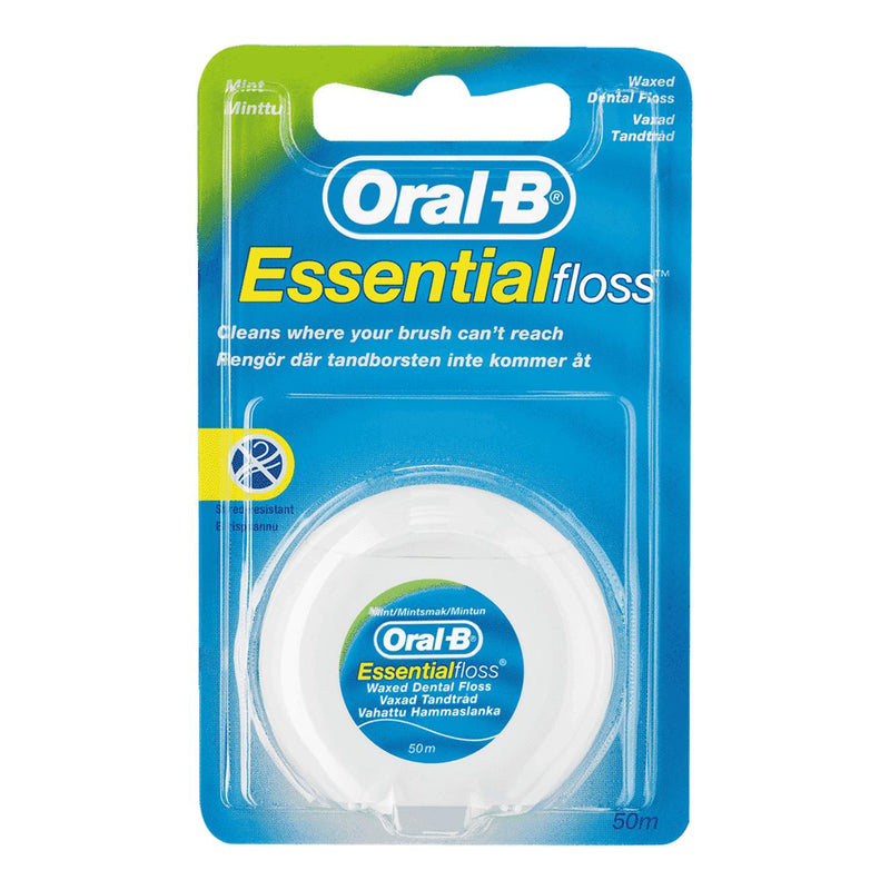Oral B Essential Dental Floss 50M [Mint] - Exclusive Deals Ltd - Exclusive Deals