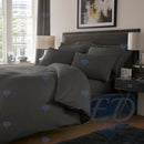 800TC Cotton Rich Duvet Cover Set Charcoal / Single - Exclusive Deals Ltd - Exclusive Deals