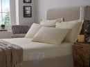 Flannelette Brushed Cotton Extra Deep Fitted Sheets Cream / Single - Exclusive Deals Ltd - Exclusive Deals