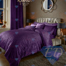 Crushed Velvet Duvet Cover Set Purple / Single - Exclusive Deals Ltd - Exclusive Deals