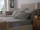 Flannelette Brushed Cotton Extra Deep Fitted Sheets Grey / Single - Exclusive Deals Ltd - Exclusive Deals