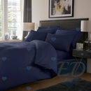 800TC Cotton Rich Duvet Cover Set Navy Blue / Single - Exclusive Deals Ltd - Exclusive Deals