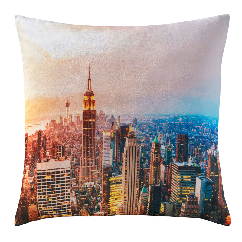 New York City Cushion Cover Plush Velvet - Exclusive Deals Ltd - Exclusive Deals