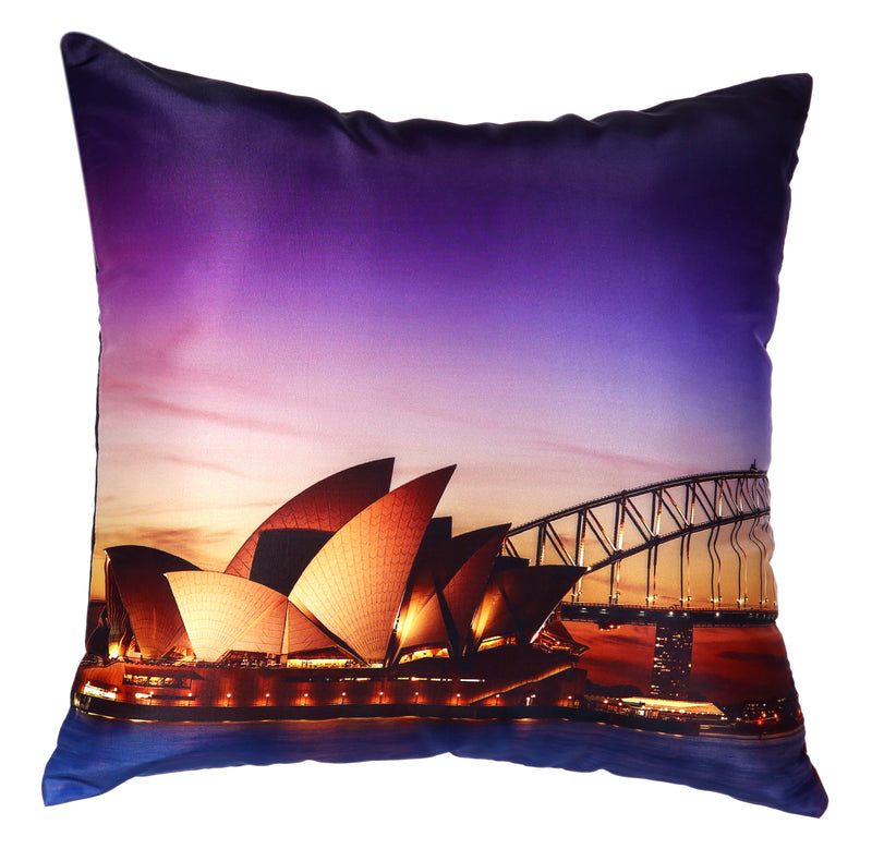 Sydney Opera House Cushion Cover Plush Velvet - Exclusive Deals Ltd - Exclusive Deals