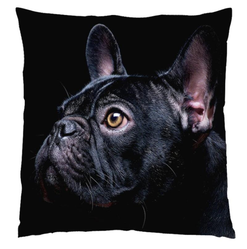 French Bulldog Cushion Cover Plush Velvet - Exclusive Deals Ltd - Exclusive Deals