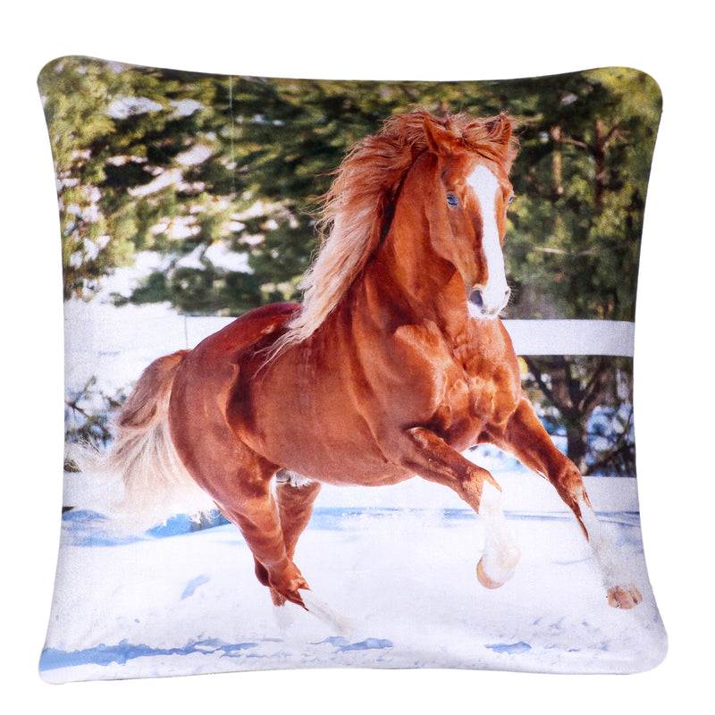 Horse Cushion Cover 1 Plush Velvet - Exclusive Deals Ltd - Exclusive Deals
