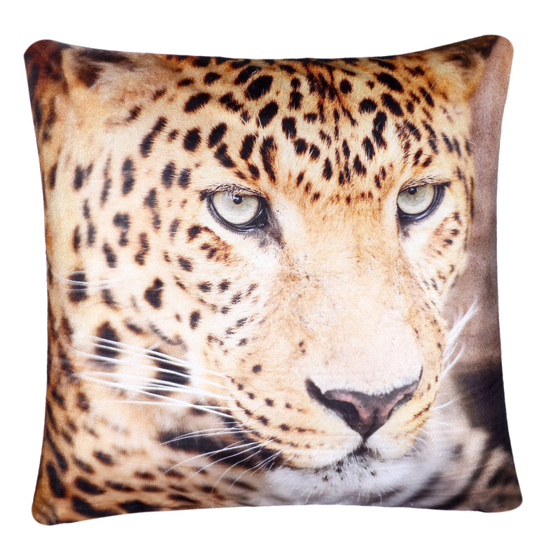 Leopard Cushion Cover Plush Velvet - Exclusive Deals Ltd - Exclusive Deals