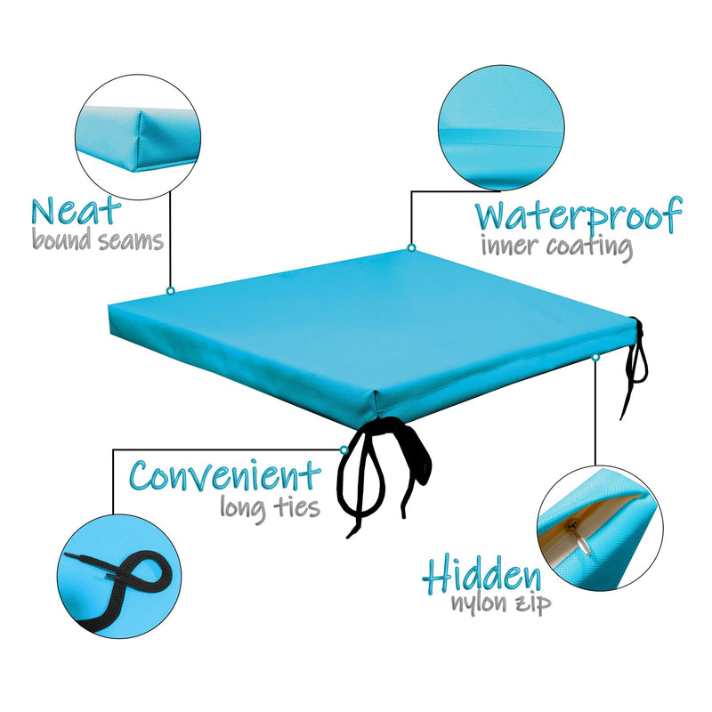 Water-resistant chair Pads Removable Cushion Covers