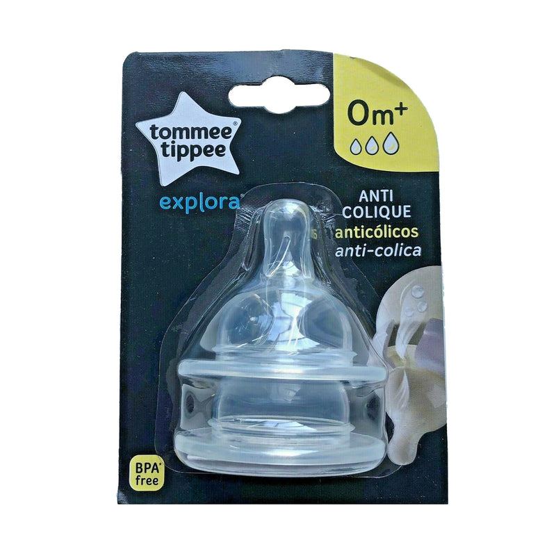 Tommee Tippee Anti Colic Teats 0+ Months 2PK - Exclusive Deals Ltd - Exclusive Deals