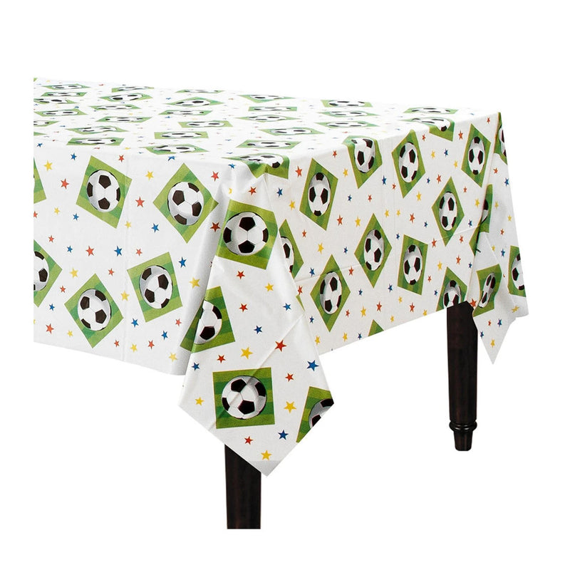 Soccer Table Cover 54" x 102" - Amscan - Exclusive Deals