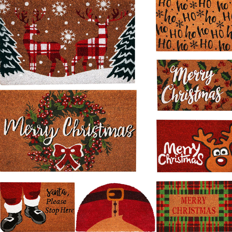 Christmas Coir Door Mats Various 40 x 60cm - Exclusive Deals Ltd - Exclusive Deals
