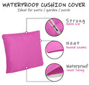 Waterproof Cushion Covers 45 x 45cm Various Colours