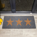 Stars Runner Coir Door Mat Rubber Backing 40 x 125cm - Exclusive Deals - Exclusive Deals