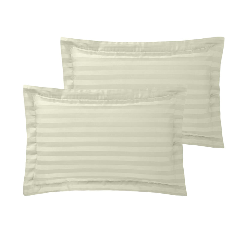 250TC Pillowcases Housewife/Oxford Pillowcases / Oxford / Ivory - Exclusive Deals Ltd - Exclusive Deals