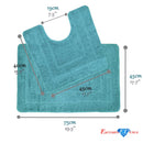 Bath Mats Various Colours [45cm x 75cm] - Exclusive Deals Ltd - Exclusive Deals