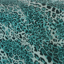 Brushed Cotton Printed Duvet Cover Leopard Check Stars Print Brushed Cotton / King / Black Green Leopard - Exclusive Deals Ltd - Exclusive Deals