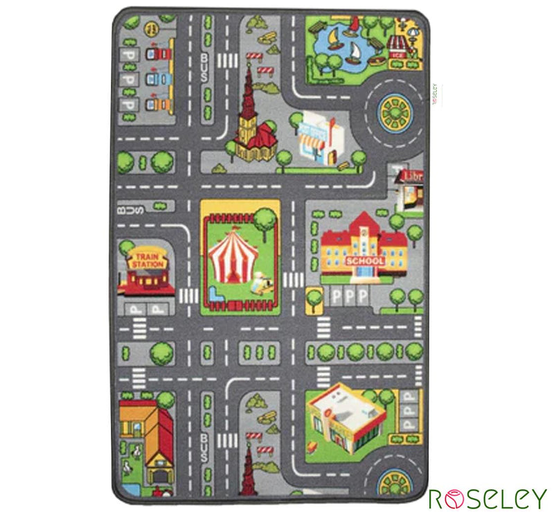 Roseley Children's Playroom Playmat Carpet (95 x 133 CM (3'1" x 4'4")) - Exclusive Deals Ltd - Exclusive Deals