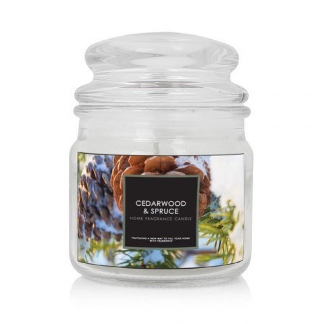 Luxury Scented Jar Candle Cedarwood & Spruce - Exclusive Deals Ltd - Exclusive Deals