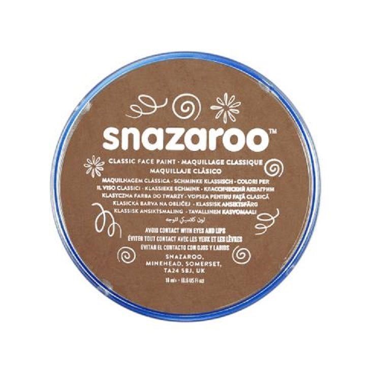 18ml Snazaroo Face & Body Paint [Beige Brown] - Snazaroo - Exclusive Deals