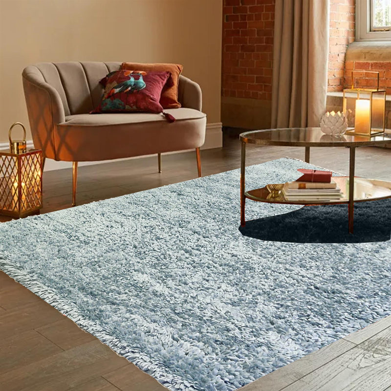 No-Shed Shaggy Rugs with Oeko-Tex Cerificate (safe for babies and pets) Duck Egg / 60 x 110cm (23.5 x 43'') - Exclusive Deals Ltd - Exclusive Deals