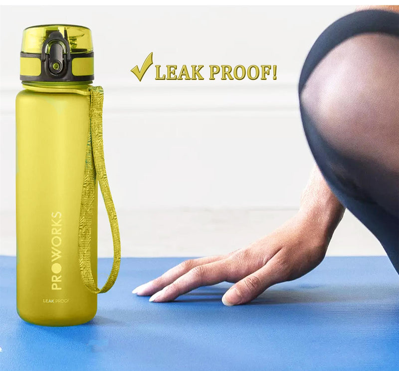 Proworks Leakproof Bottle 1L Yellow - Exclusive Deals Ltd - Exclusive Deals