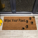 Wipe Your Paws Runner Coir Door Mat Rubber Backing 40 x 125cm - Exclusive Deals - Exclusive Deals