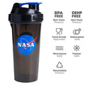 Smart Shake NASA Bottle Meatball Logo Black - Exclusive Deals Ltd - Exclusive Deals