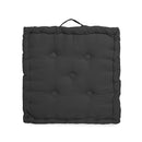 Cotton Booster Chair Pad 43 x 43cm Black - Exclusive Deals Ltd - Exclusive Deals